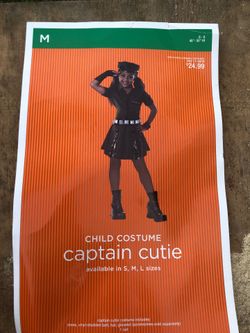 Girls Halloween costume medium retails for $24.99