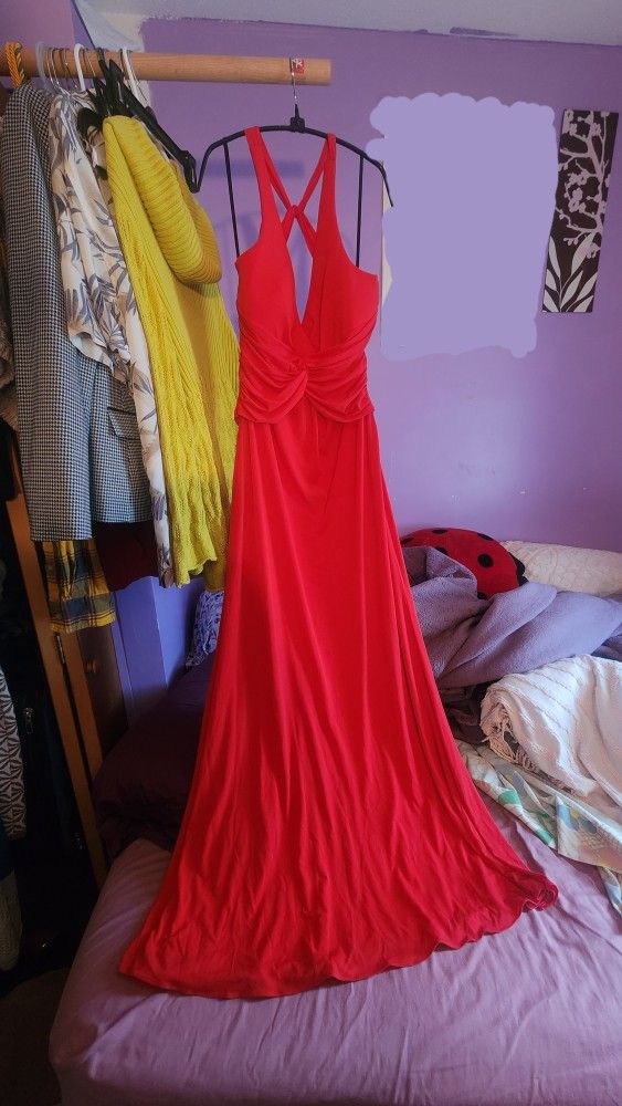 Red Formal Dress - Floor Length