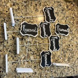 Reserved Signs - Erasable