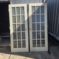 Interior Double door window 