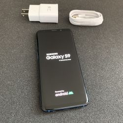 Factory Unlocked Samsung Galaxy S9 64GB Blue T-Mobile Metro Pcs AT&T Cell Phone