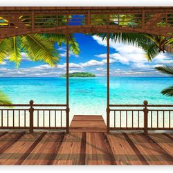 Peel and Stick Self-Adhesive Wallpaper   Beach Scene