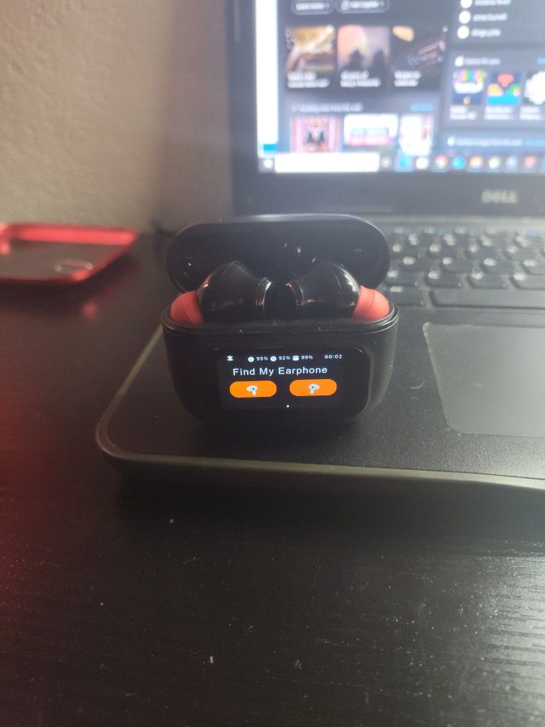 Wireless Earbuds With Screen And Original Box And Case
