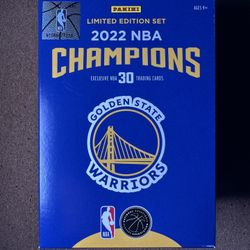 2022 Panini NBA Champions Golden State Warriors Limited Edition Set (Read)