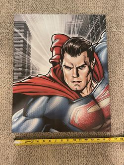 Superman Poster / Wrapped Canvas
