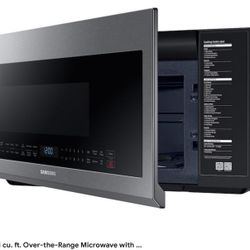Samsung Over The Range Microwave ME21M706BAS  & KENMORE ELITE STOVE 