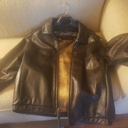 Men's Leather Bomber