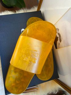 COACH RUBBER SANDALS