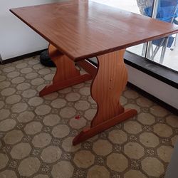 Small wooden table