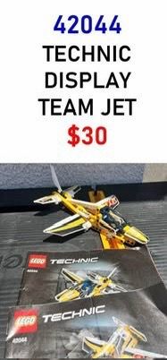 LEGO 42044 TECHNIC DISPLAY TEAM JET