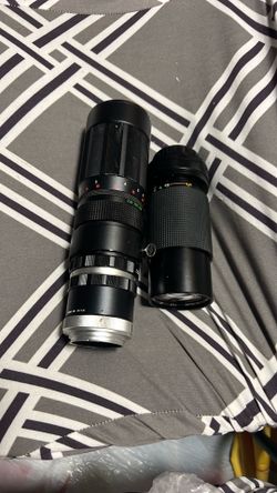 2 camera lenses