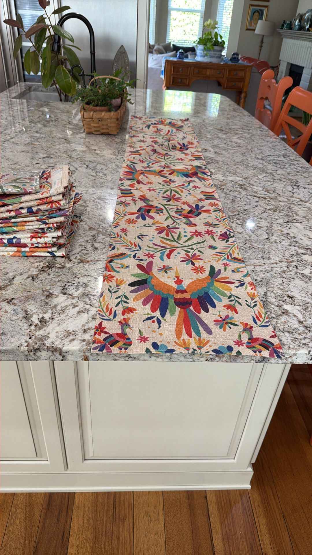 20 Mexican Bird Theme Celebration Runners 13” X 72”