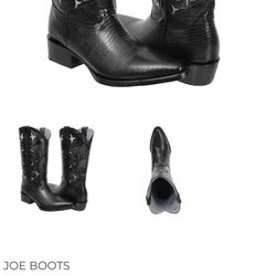 J TOE BOOT ARMADILLO PRINT // BLACK