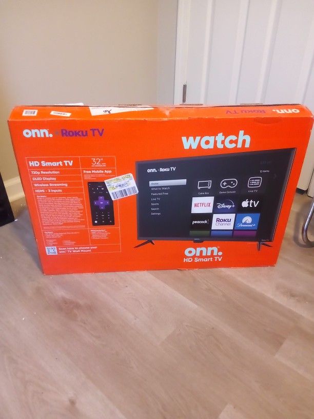 -FIRM PRICE NON-NEGOTIABLE- 32 In. Onn Roku Smart TV W/Remote