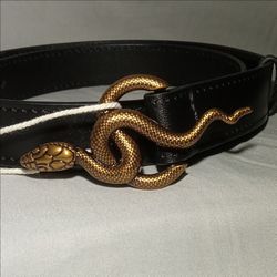 Vanessa Bruno Cléo Black Leather Belt Size M NWT