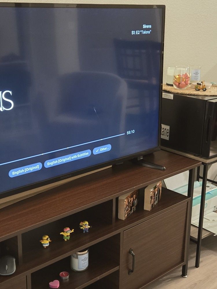 50' INCH TV AND STAND