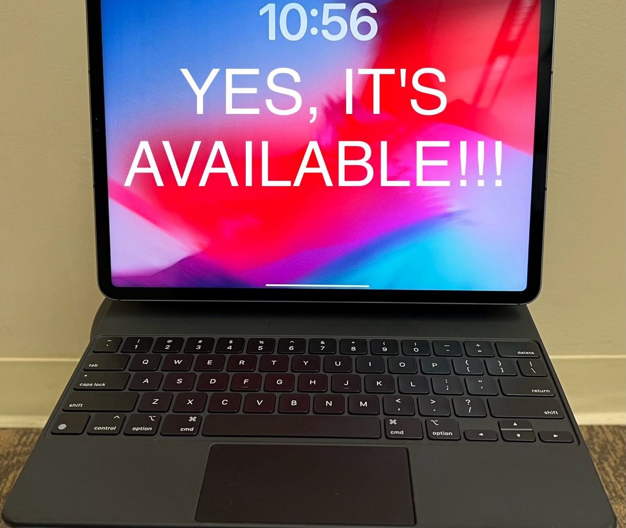 Apple iPad Pro 12.9 Inch (5th Gen) - WiFi + Cellular 1TB + Magic Keyboard