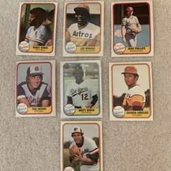 1981 FLEER BASEBALL-86 Cards Incl Bobby Bonds, Joe Morgan, Mike Phillips, Phil Niekro, Dusty Baker, Joaquin Andujar, Jim Palmer and many others!