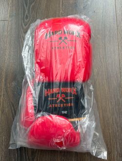 Pro Laced Up Boxing Gloves (Red) 12 oz