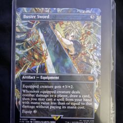 Magic The Gathering Buster Sword