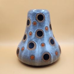 Beautiful Handcrafted Studio Ceramic "Fat Lava" MCM Vase 
