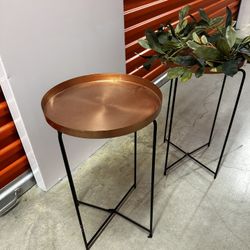 Rose Gold Lamp Tables ($15 For Set Of 2)