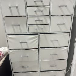 2 16 fabric Drawer Dressers 