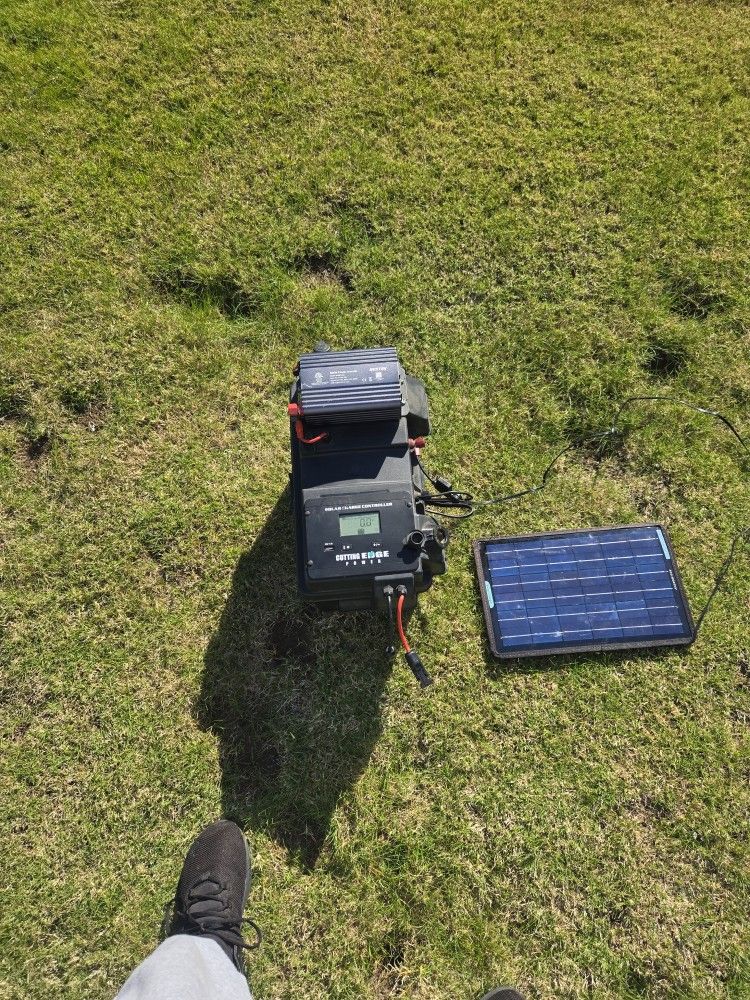 Cutting edge power with solar panel