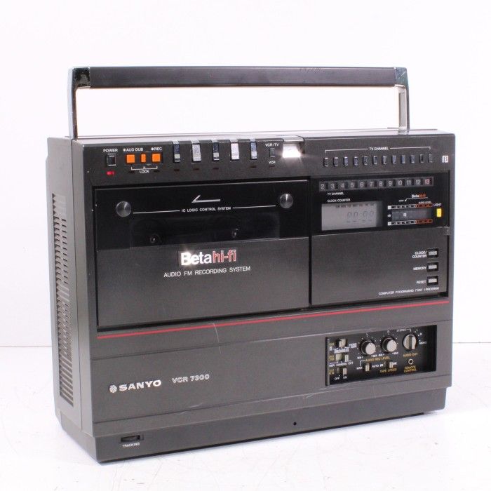 Sanyo VCR7300 RARE Portable Beta VTR Hi‑Fi Recording System