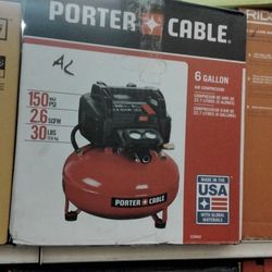 PORTER â—‡CABLE 6 GALLON AIR COMPRESSOR