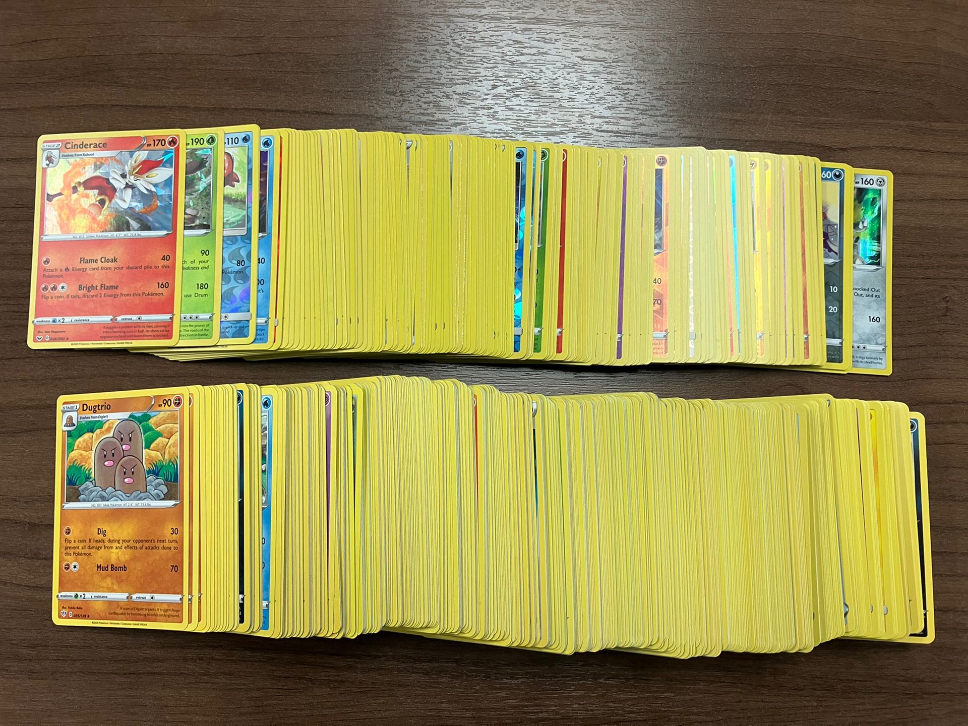 562 Card Collection of POKÉMON  from 2017-2020