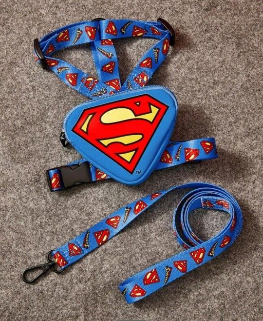 Dog Leash Superman 3 Pieces Set