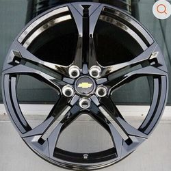 Chevy Camaro 20x10/11 New Blk Zl1 Style Rims Set