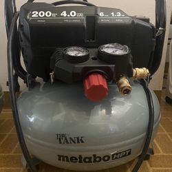 Metabo 200 PSI Oil Free Air Compressor 