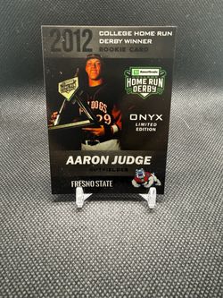 Aaron Judge 2012 Onyx Limited Edition Rookie Card