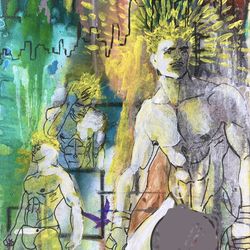 Abstract art,  sensitive material