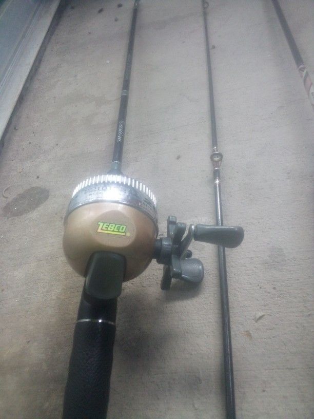 Zip Code 202 SE Fishing Rod And Reel Berkeley 10% Graphite Custom Rod