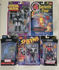 Marvel Legends Action Figures Lot - Spider-Man Iron Man Fantastic Four