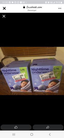 Up & up l/xl nighttime underwear new in the box
