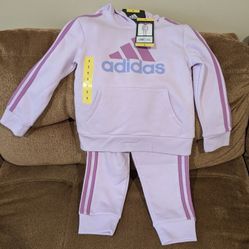 Adidas Kids Size 5 Jogger Set 