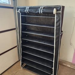 Clothes Storage Organizer, 59 x 17.7 x 69 Inches, 12 Compartments,