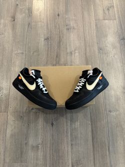 Off White Air Force One Size 5.5m/7w Black