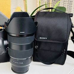 Sony G master FE 24-70mm f2.8 GM lens like new 
