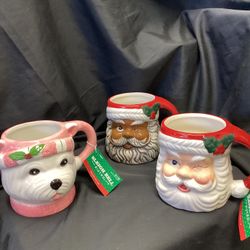 Sleigh Bell Bistro 10oz Ceramic Mugs Each Mug Sold Separately