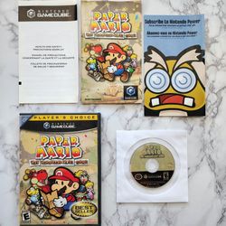 Paper Mario And The Thousand Year Door Nintendo GameCube