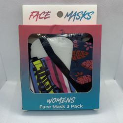 Womens face mask 3 pack