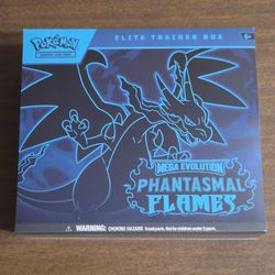 Pokemon Cards Mega Evolution Phantasmal Flames Elite Trainer Box
