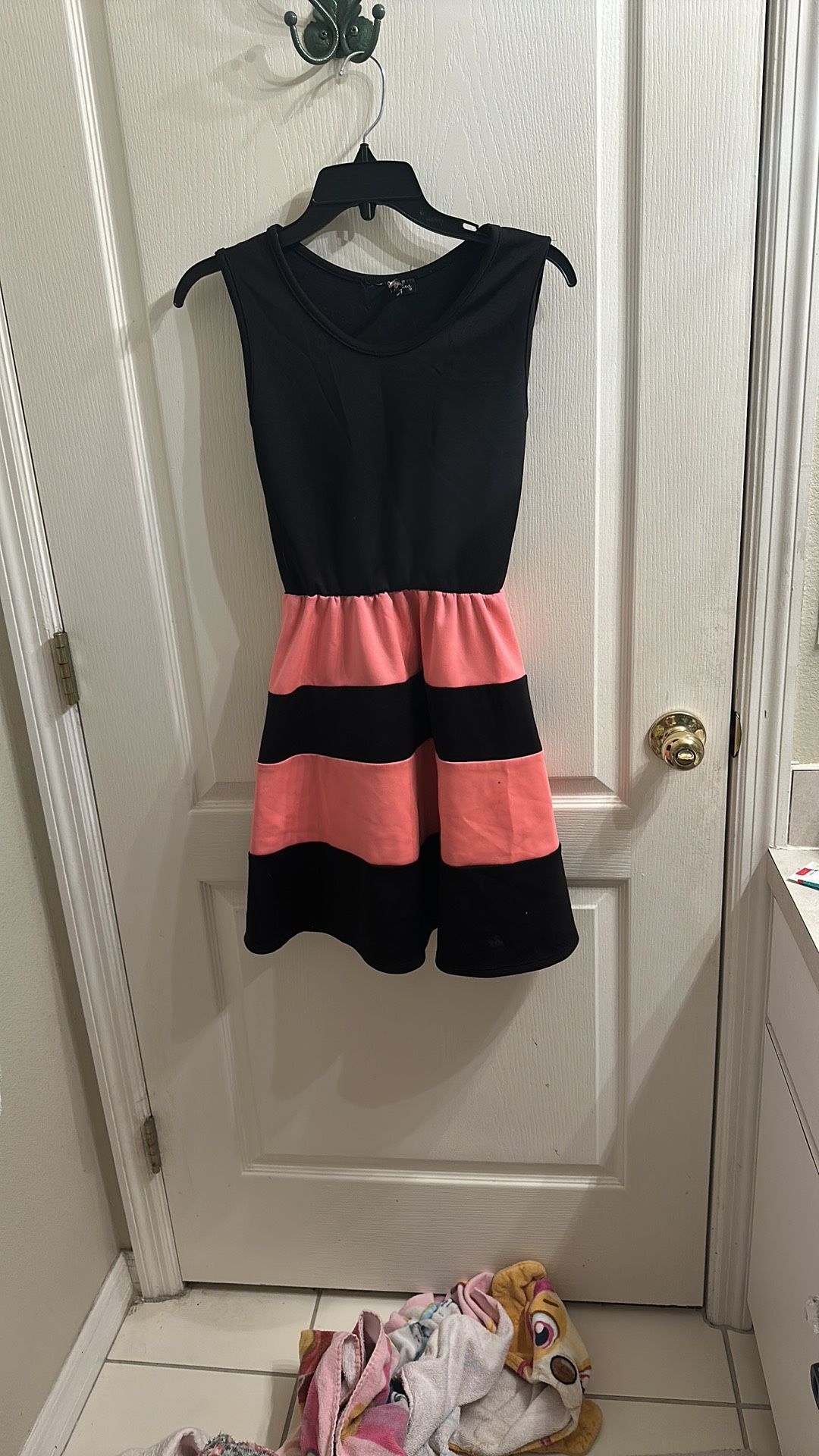 French Atmosphere Color Block Dress
