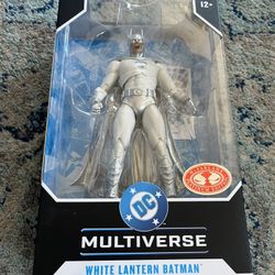 Dc McFarlane Brightest Day White Lantern Batman Red Platinum Edition Figure