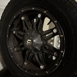 Fuel hostage wheels & tires - 20” x 9 - set 4